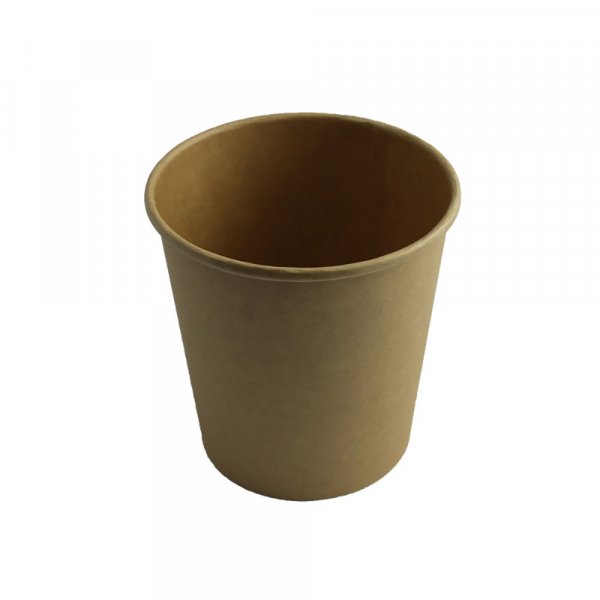 50 Stk. Papierbecher rund braun Eisbecher 750 ml